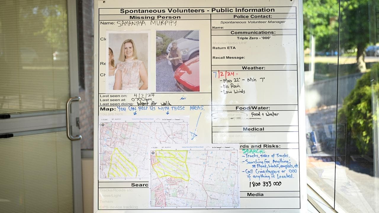 Targeted police search for missing mother's body