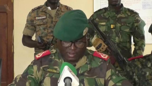 General sworn in as Guinea-Bissau leader