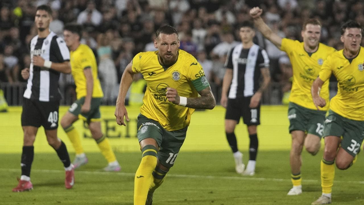 Socceroo Boyle's goal for Hibs can't stop Celtic