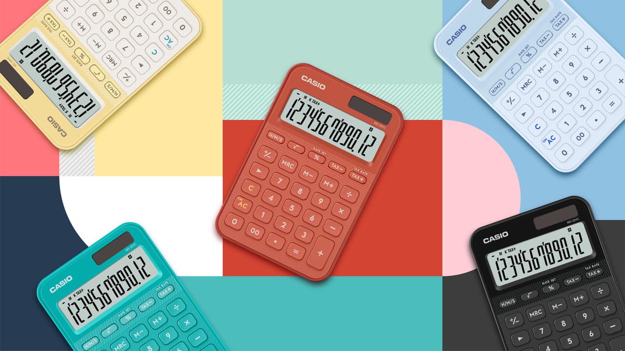 Casio to Release 25 Design Calculators