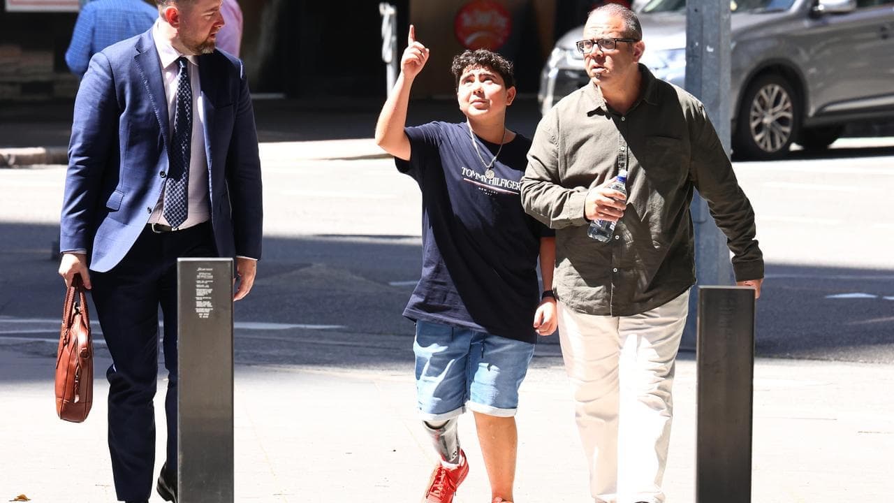 Brave boy who lost mum, leg attends chopper crash probe