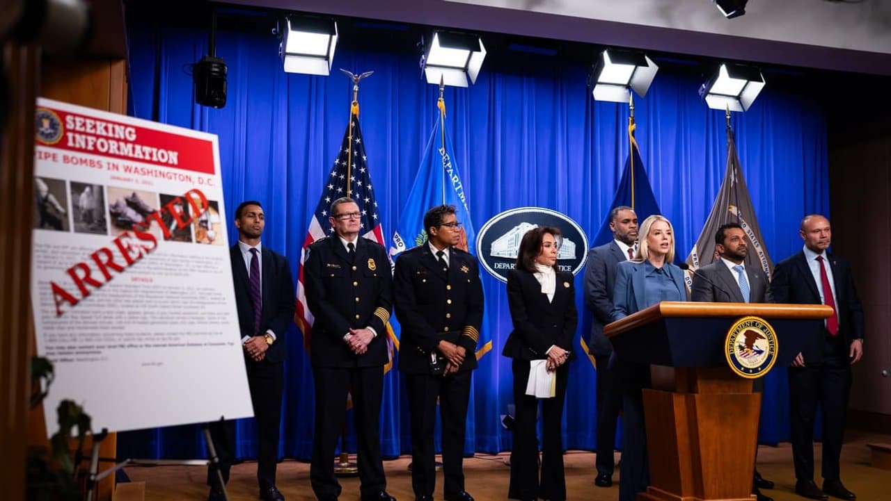 Man charged with planting bombs before US Capitol riot