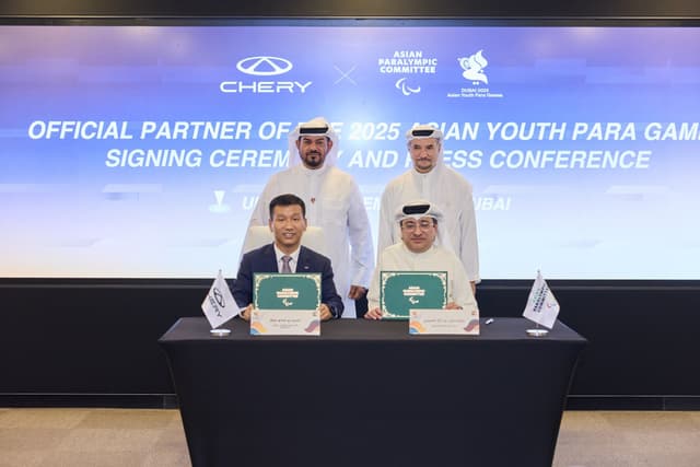 Chery Partners with 2025 Asian Youth Para Games, Taking Center Stage in Global Sports with Passion and Aspiration