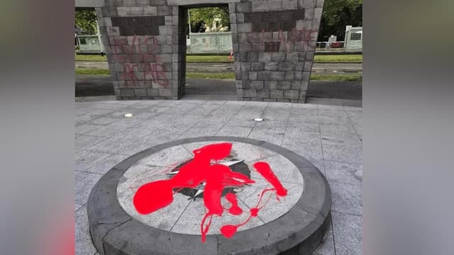'Beyond belief': police memorial vandals condemned