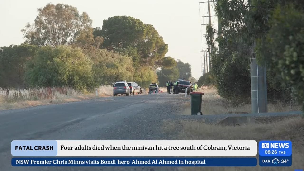 Children fight for life after minivan crash kills four