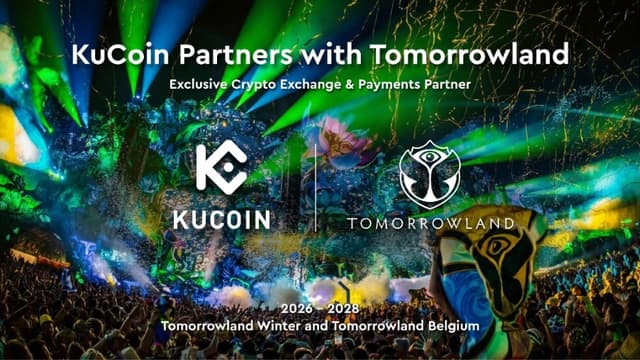 KuCoin Named Exclusive Crypto Exchange and Payments Partner for Tomorrowland Winter and Tomorrowland Belgium (2026-2028)