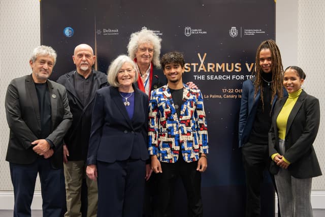 BRIAN MAY AND STARMUS MARK 10 YEARS OF THE STEPHEN HAWKING SCIENCE MEDAL WITH THE LAUNCH OF THE JANE GOODALL EARTH MEDAL