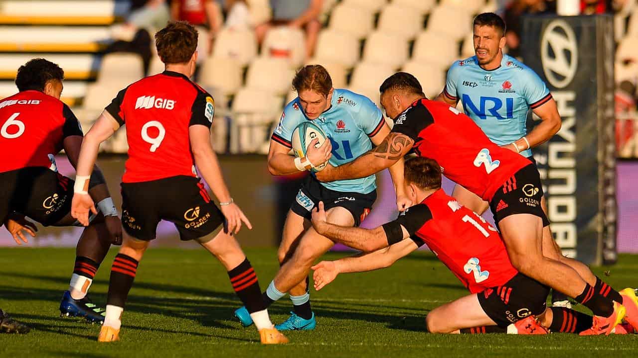 Crusaders outclass Waratahs in Super Rugby blowout