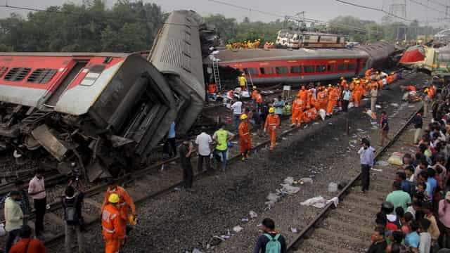 Hundreds dead in India's worst train crash in decades