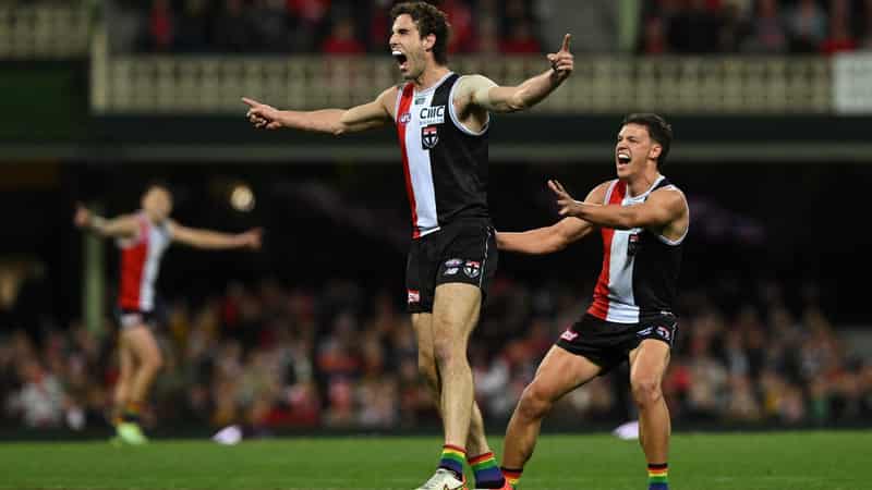 Saints overrun Swans to spoil Franklin celebration