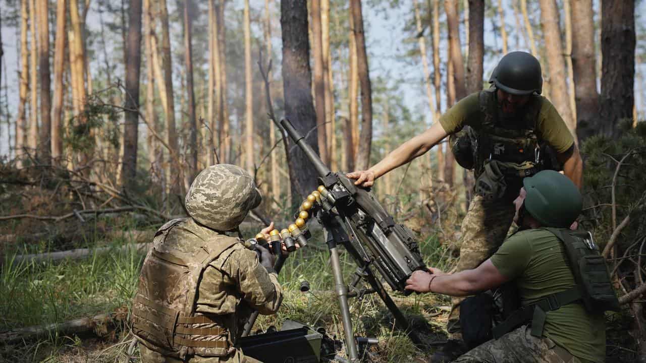 First of the West's armour spotted on Ukraine frontline