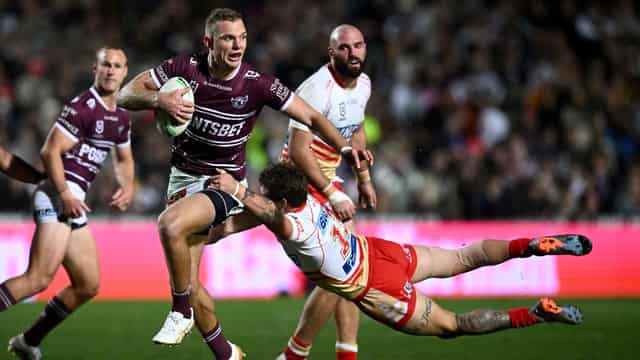 Turbo-charged Manly thump injury-hit Dolphins 58-18