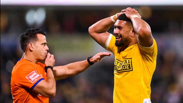 Brumbies survive after controversial Savea no-try call