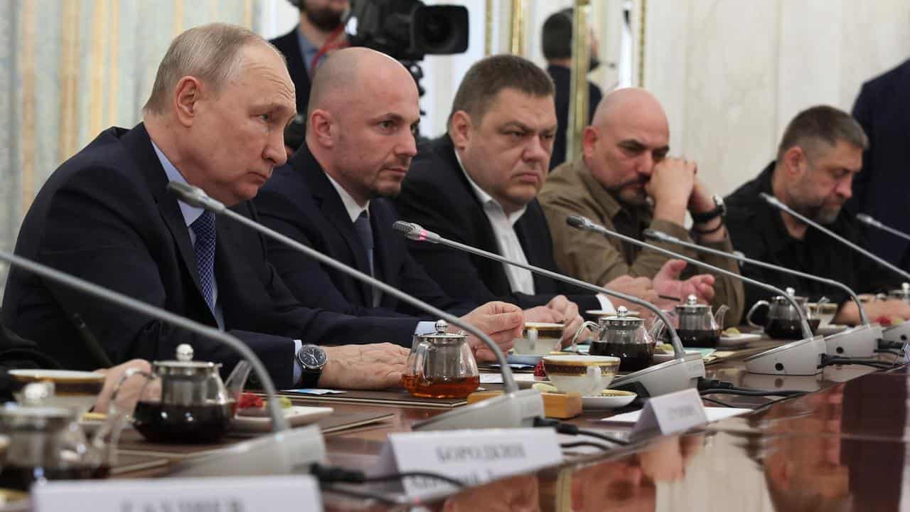 Putin says Ukraine hit dam, IAEA head visits Kyiv