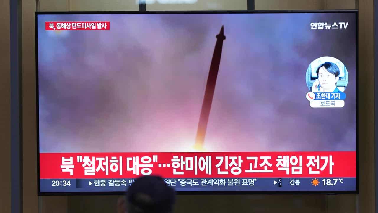 North Korea's ballistic missiles land in Sea of Japan