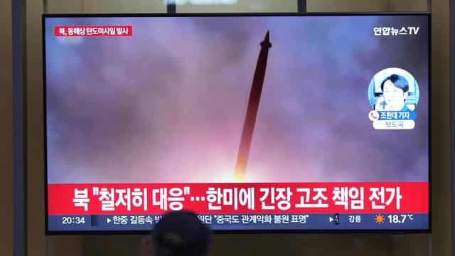 North Korea's ballistic missiles land in Sea of Japan