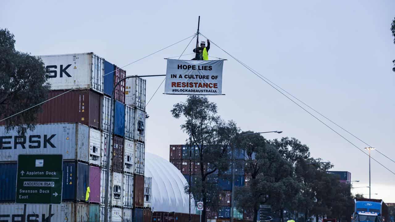 Traffic chaos as climate protesters take it up a level