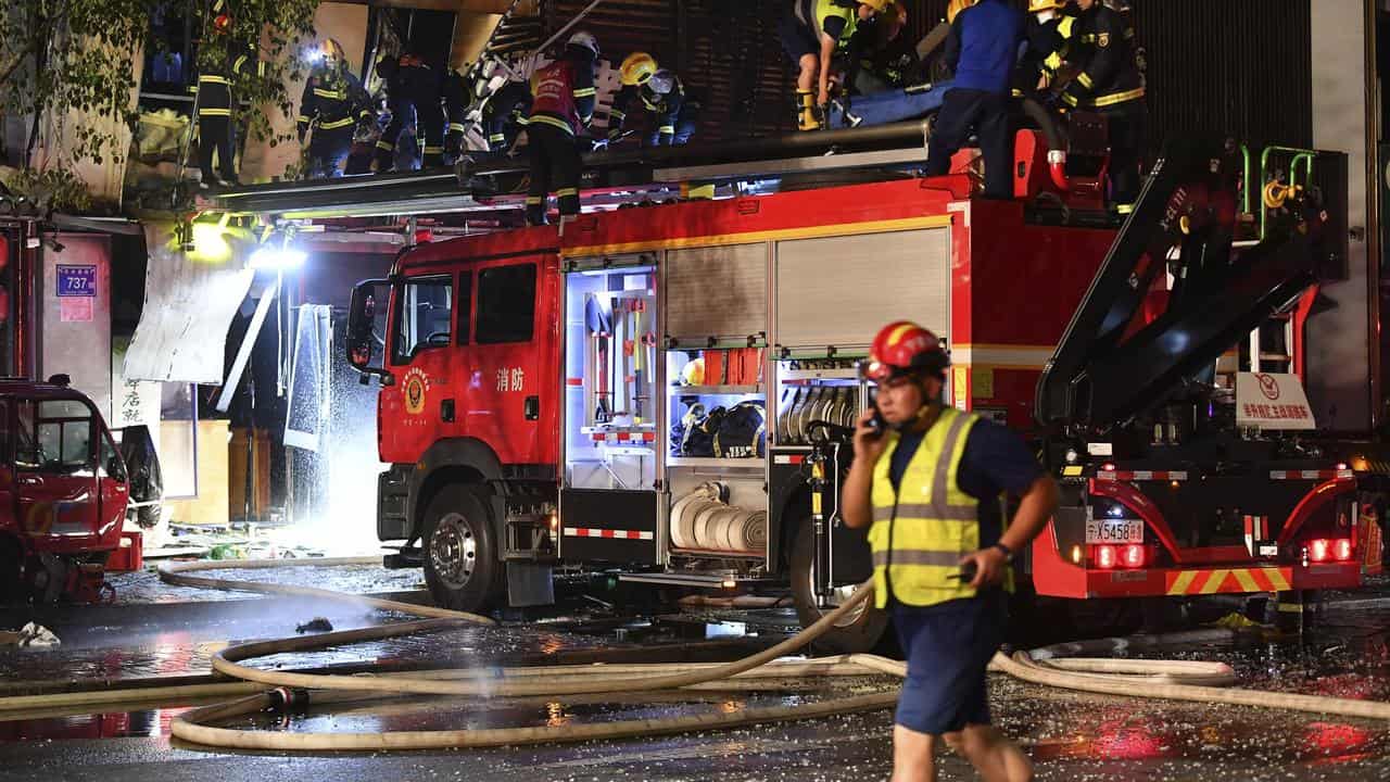 More than 30 killed in blast at BBQ restaurant in China