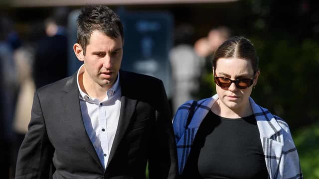 Bus tragedy newlyweds pay tribute at victim's service