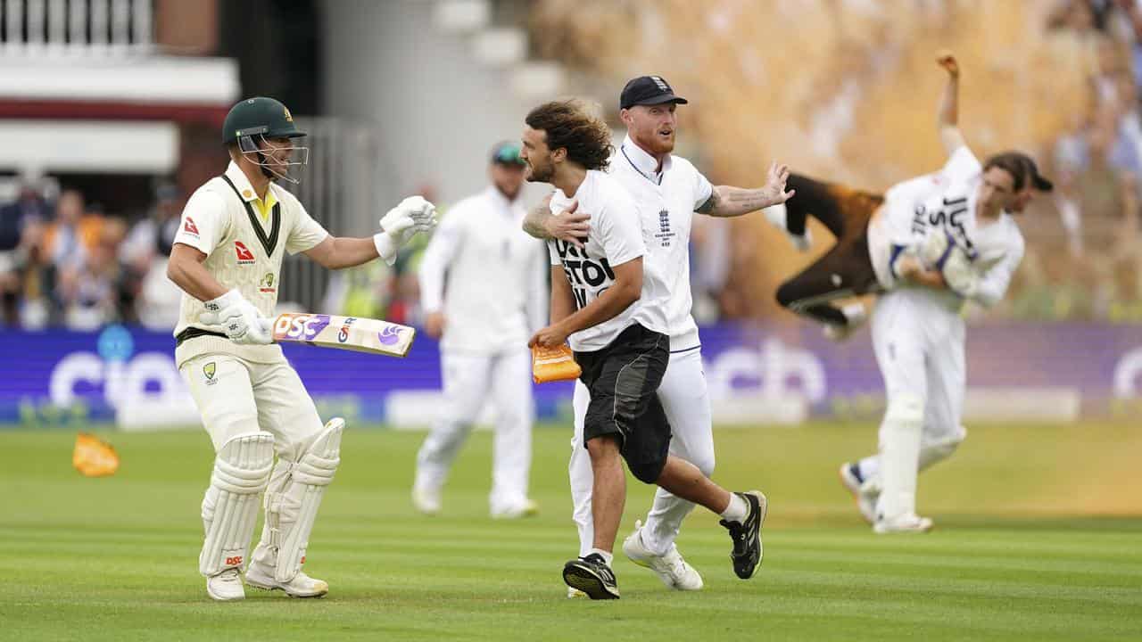 Bairstow hailed 'a hero' after halting pitch protesters