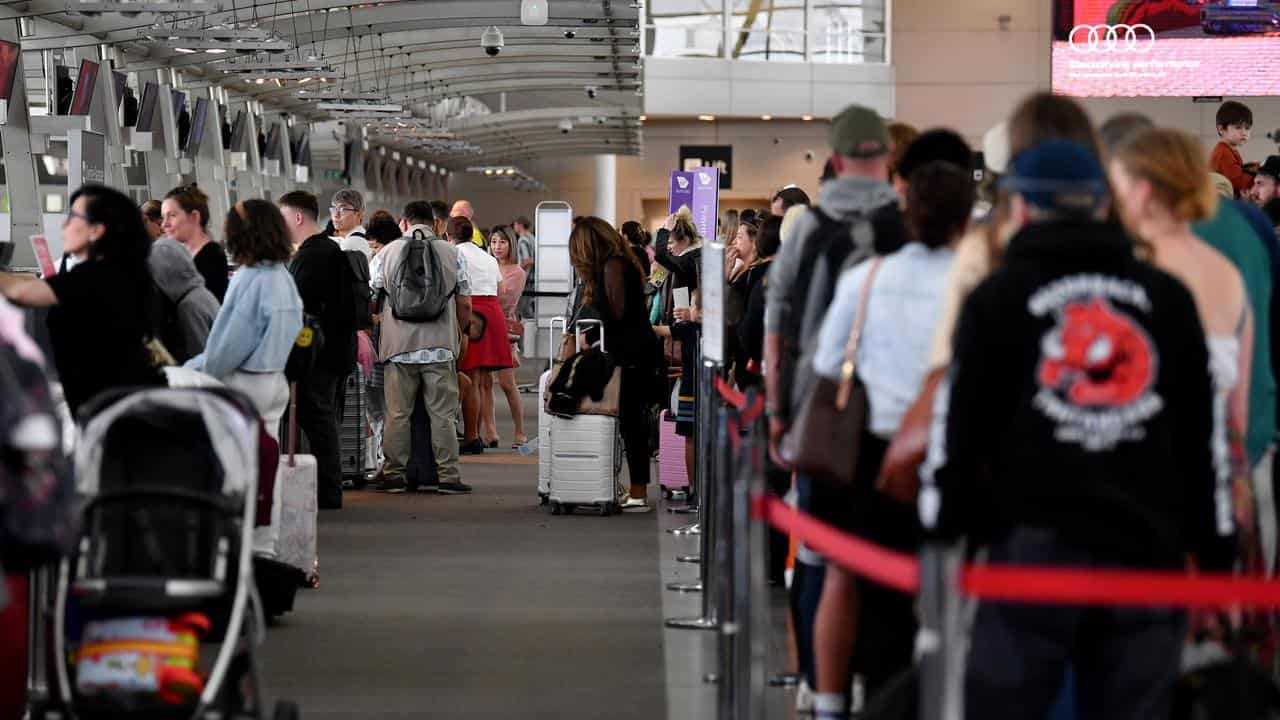 Thousands delayed as winds force flight cancellations