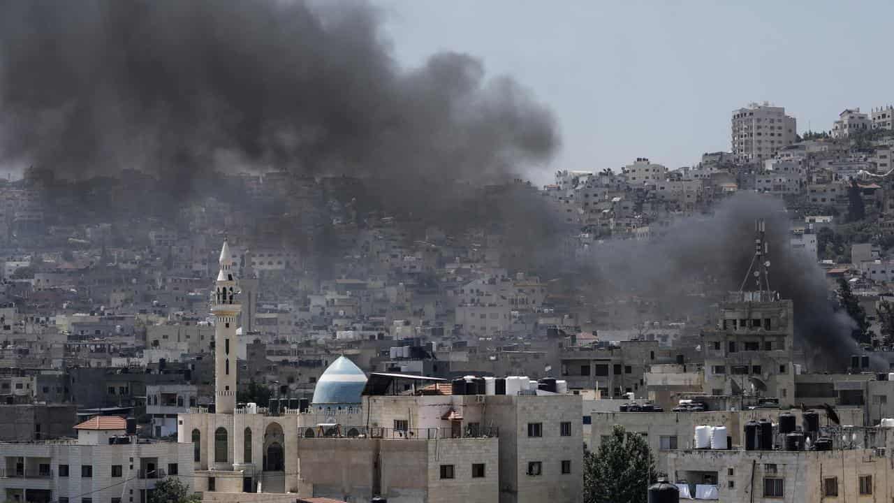 Israeli troops, drones hit Jenin in West Bank operation