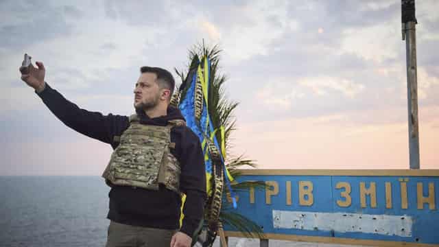 Ukraine's Zelenskiy defiant on 500th day of war