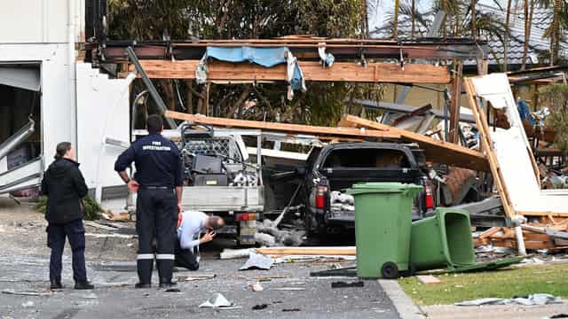 Human remains found after explosion levels home