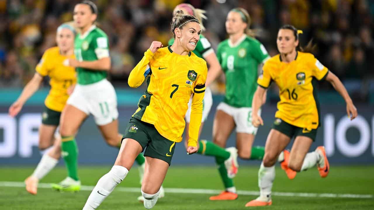 Catley penalty sends Matildas past Ireland without Kerr