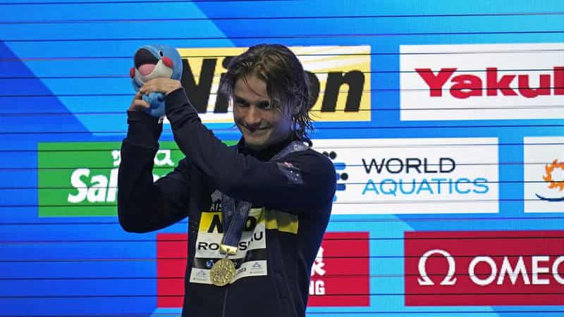 Australia's Rousseau wins world diving gold medal