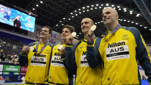 Aussie swim stalwarts stunned by golden night at worlds