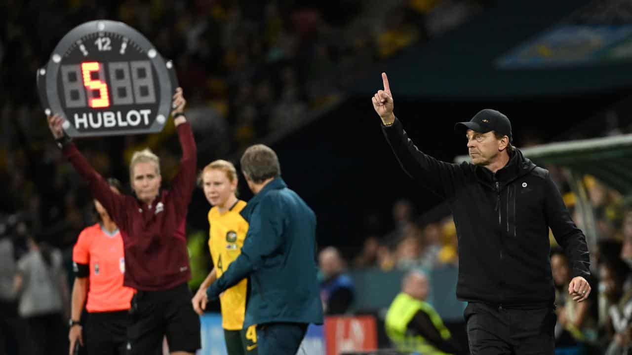 Matildas coach to review 'strange' substitute tactics