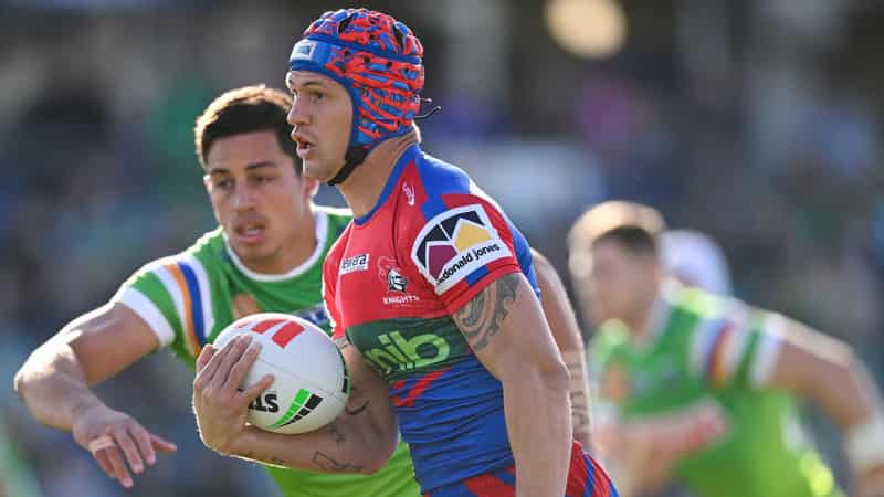 Ponga on fire as Knights thrash Raiders in Canberra