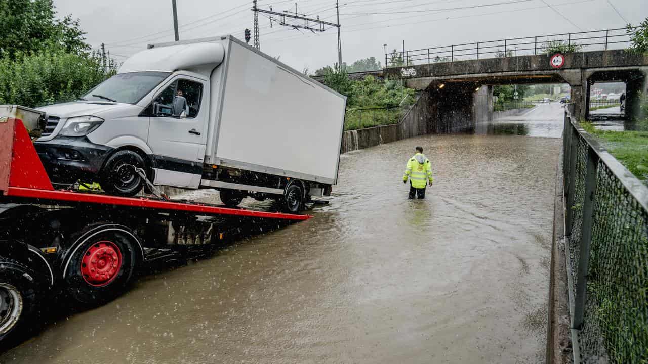 Warning to stay indoors as storms hit northern Europe