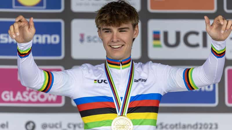 Aussie Chamberlain takes world junior time trial gold