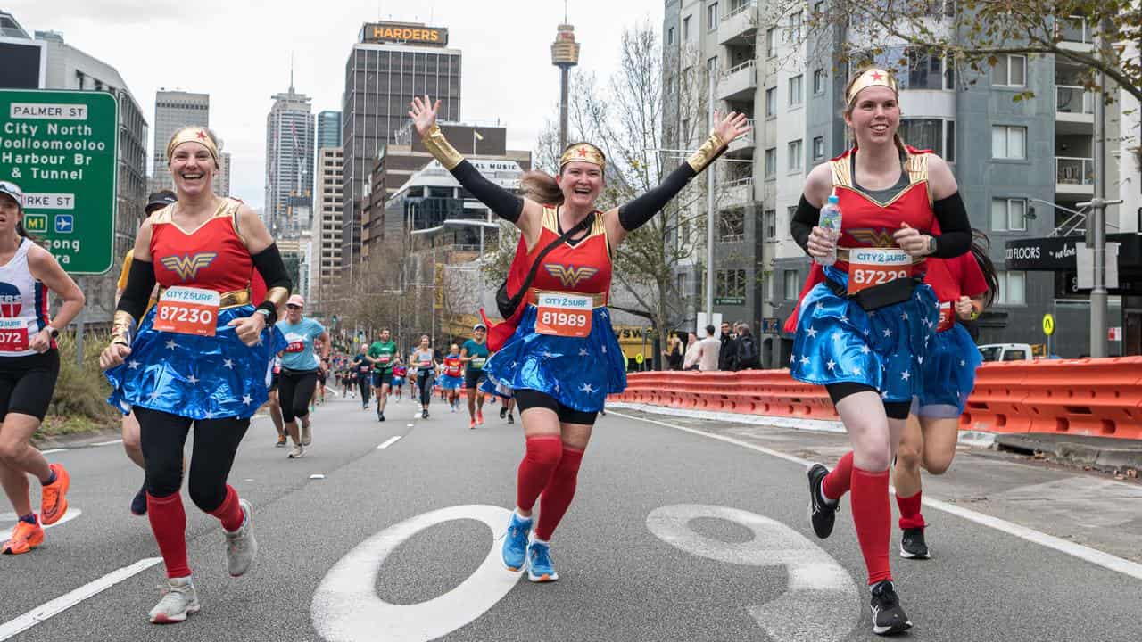 Sydney City2Surf runners put the fun into fundraising