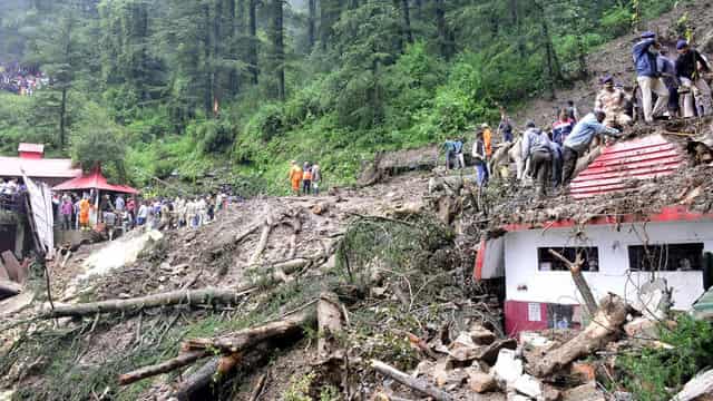 Landslides leave 57 dead in Indian Himalayas