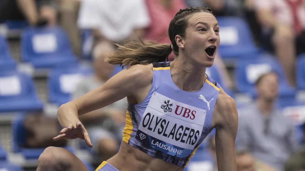 Olyslagers chasing high jump gold, record in Budapest