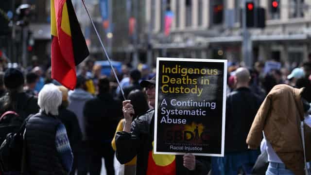 BLM supporters rally against Indigenous custody deaths