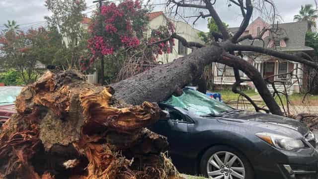 Storm Hilary moves north after drenching California