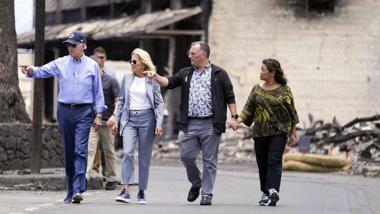 'We stand with you,' Biden tells Maui fire survivors