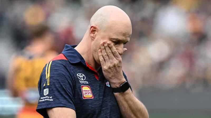 After one angry minute, Crows move on from ump blunder