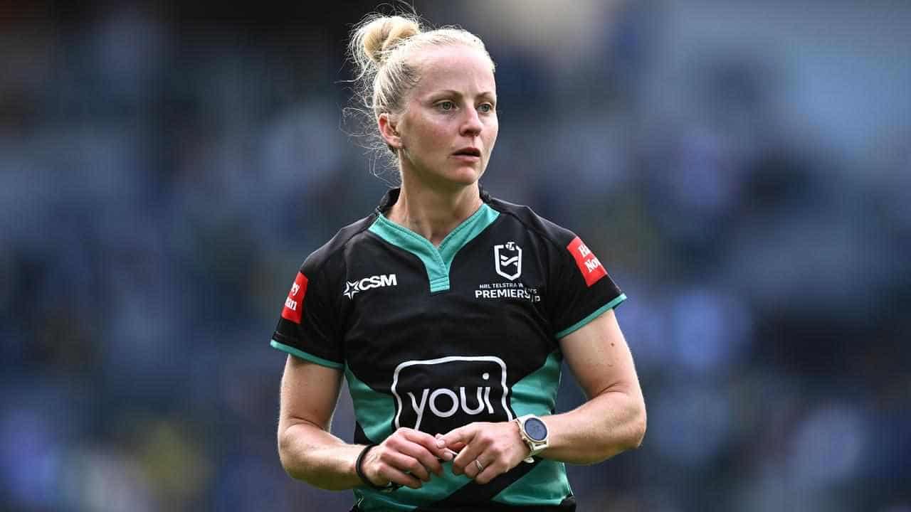 Sharpe, Badger become NRL's first solo women referees