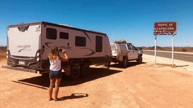 Caravanners living on the road for infinity and beyond