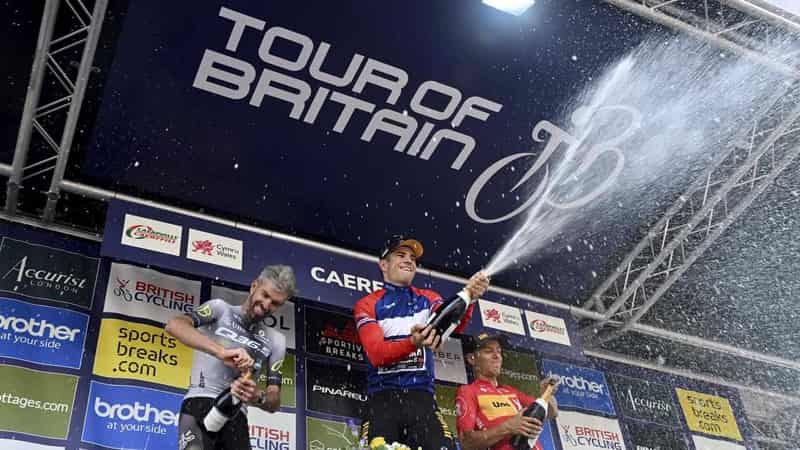 Van Aert wins Tour of Britain, Aussie Howson on podium