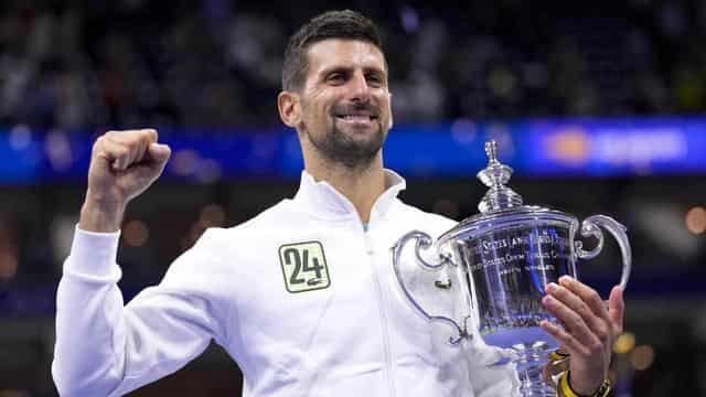 Djokovic still hungry after winning grand slam No.24