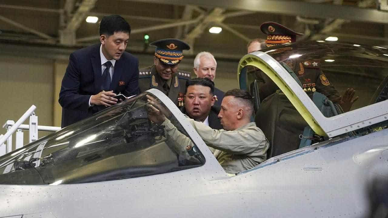 North Korea's Kim inspects fighter jet plants in Russia