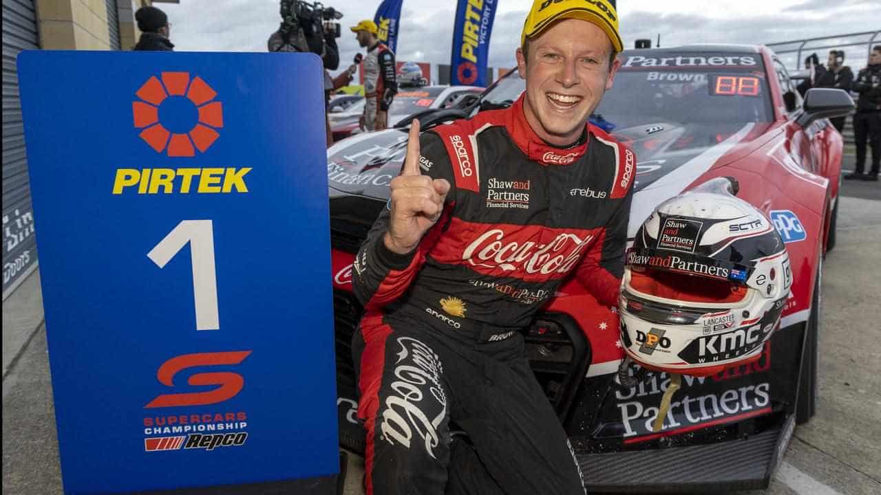 Erebus' Will Brown claims pole for Sandown 500