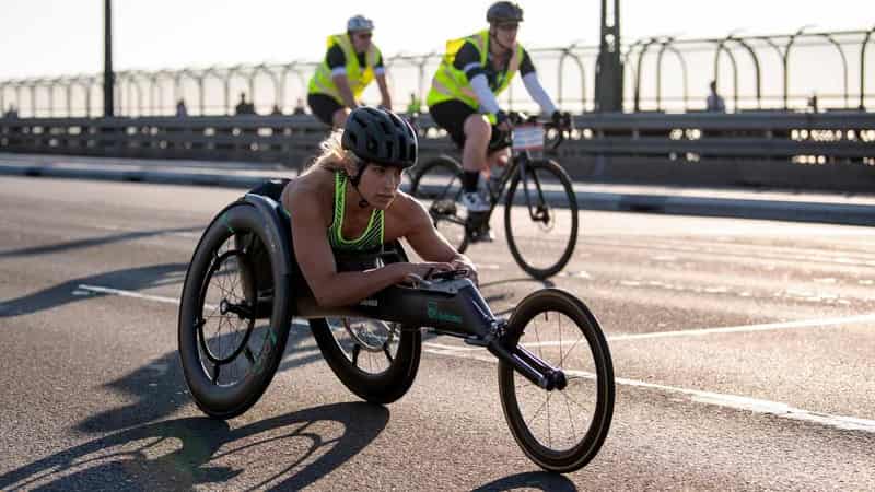 Wheelchair ace De Rozario wins Sydney marathon