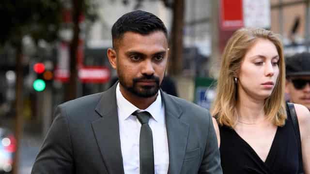 Cricket star breaks down with cops over rape allegation